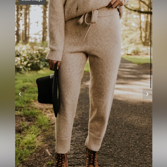 Knit sweater pants - Picture 7 of 8